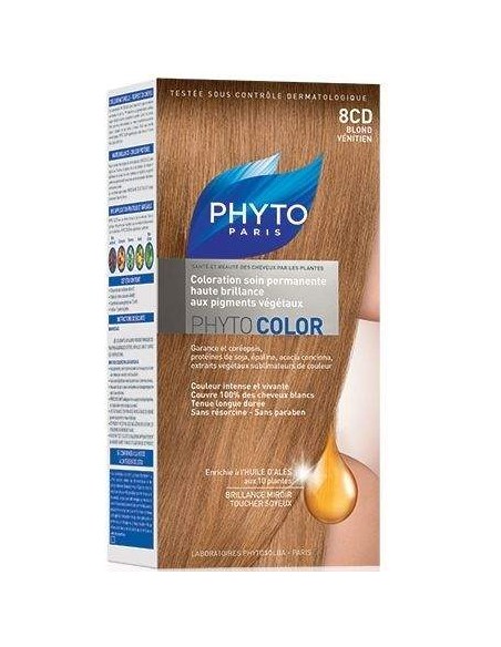 Phyto Color Saç Boyası 8CD Kızıl Sarı (Blond Venitien)