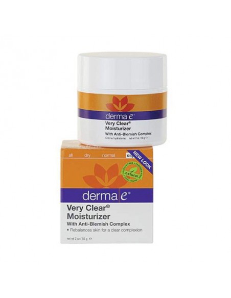 Derma E Very Clear Moisturizer Cream 56 ml Akneli Ciltler İçin Nemlendirici Krem