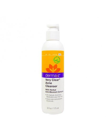 Derma E Very Clear Acne Cleanser 175 ml Akneli Ciltler İçin Temizleyici