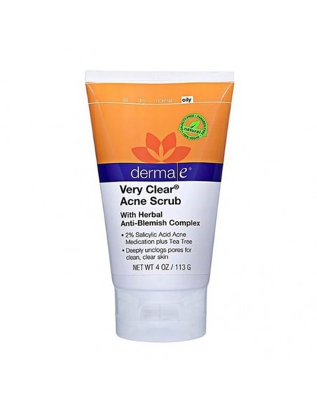 Derma E Very Clear Acne Scrub 113 ml Akneli Ciltler İçin Peeling