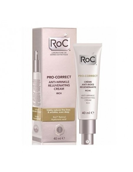 Roc Pro-Correct Anti-Wrinkle Rich Cream - Kırışık Karşıtı Canlandırıcı Yoğun Bakım Kremi 40 ml