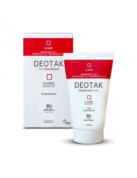 Deotak Classic Normal Ciltler İçin Krem Deodorant 35ml