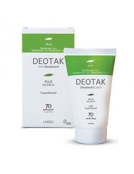 Deotak Plus Tea Tree Oil Krem Deodorant Unisex 35ml