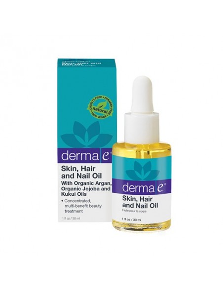 Derma E Skin, Hair and Nail Oil 30 ml Cilt, Saç ve Tırnak Bakım Yağı