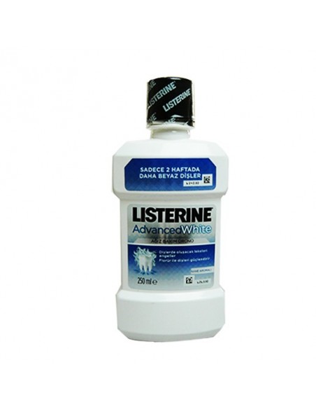 Listerine Advanced White Diş Beyazlatıcı Ağız Gargarası 250 ml- Nane Aromalı