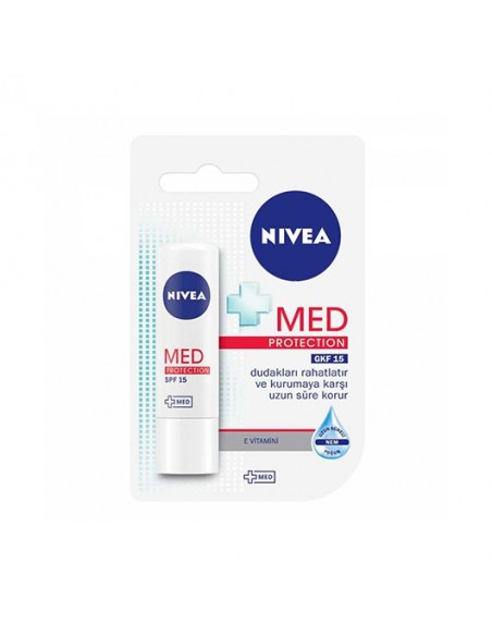 Nivea Lip Med Protection SPF 15 Dudak Bakım Kremi