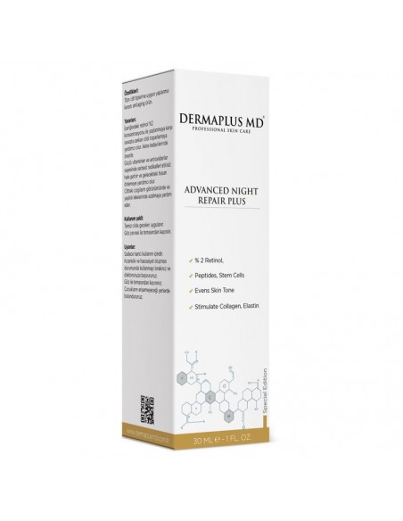 DermaPlus MD Advanced Night Repair Plus 30 ml Anti Aging Gece Kremi