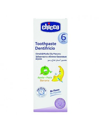 Chicco Elmalı Muzlu Diş Macunu 6m+