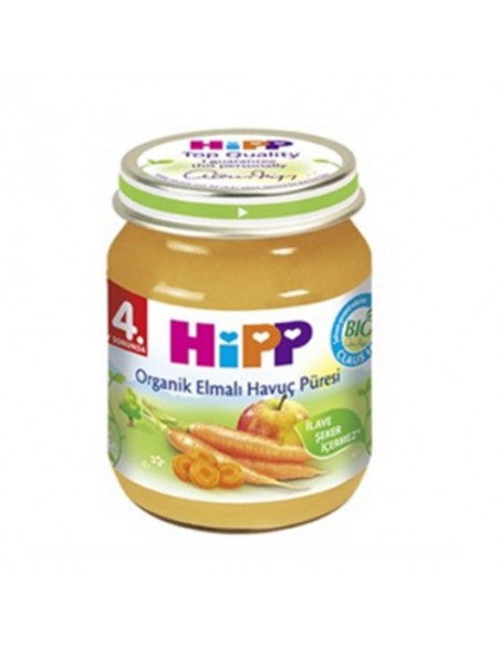 Hipp Organik Elmalı Havuç Püresi 125 gr