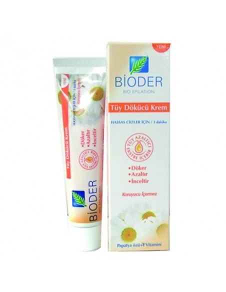 Bioder Hassas Ciltlere Özel Tüy Dökücü Krem 40 ml