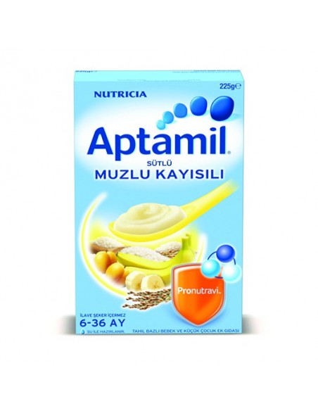 Aptamil Sütlü Muzlu Kayısılı Kaşık Maması 225 gr