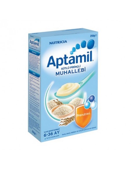 Aptamil Sütlü Prinçli Muhallebi Kaşık Maması 250 gr