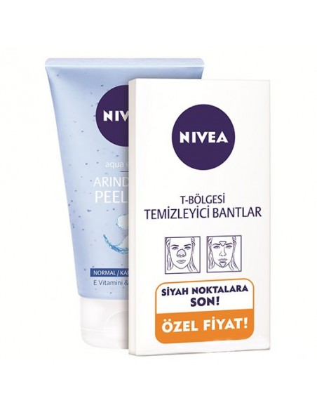 Nivea T- Bölgesi İçin Temizleyici Bant + Arındırıcı Peeling Set