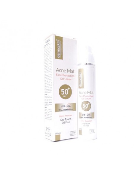 Dermoskin Sun Acne Mat SPF 50+ Face Protection Gel Cream 50 ml