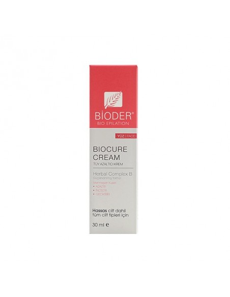 Bioder Biocure Tüy Azaltıcı Yüz Kremi 30 ml