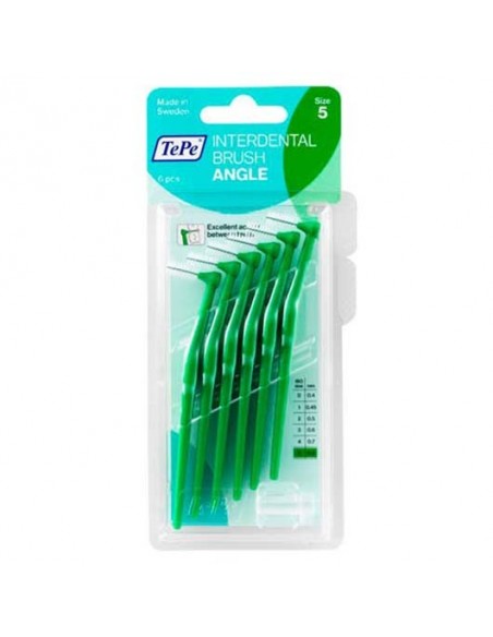 Tepe Angle Arayüz Diş Fırçası 0.8mm Yeşil 6 lı Paket