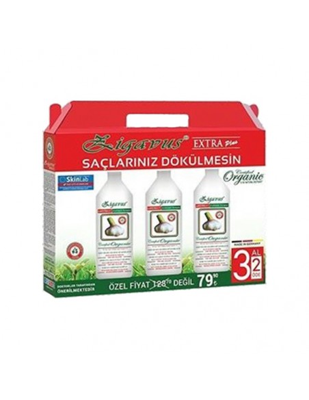 Zigavus 3 Al 2 Öde Extra Plus Sarımsak Kofre Paket 3*250ml