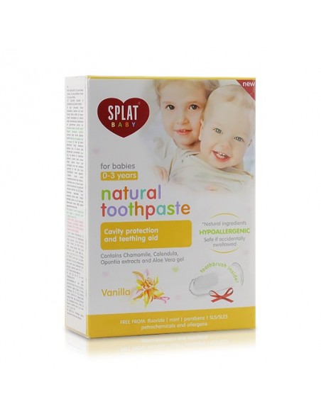 Splat Baby Vanilla 0-3 Yaş Diş Macunu 40ml + Fırçası