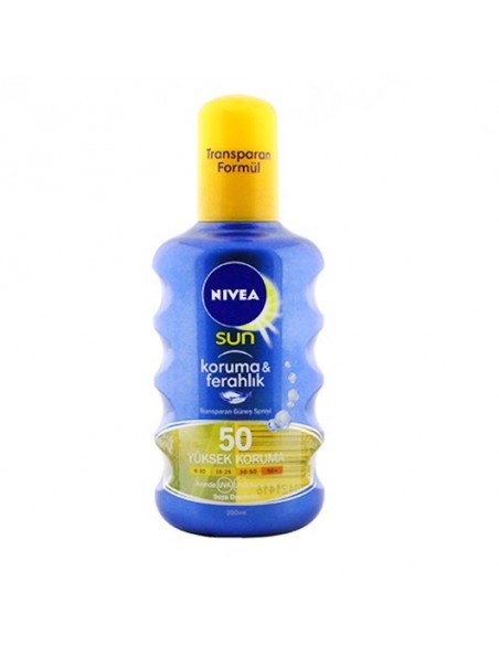 Nivea Sun SPF 50+ 200 ml Koruma & Ferahlık Serinleten Güneş Spreyi