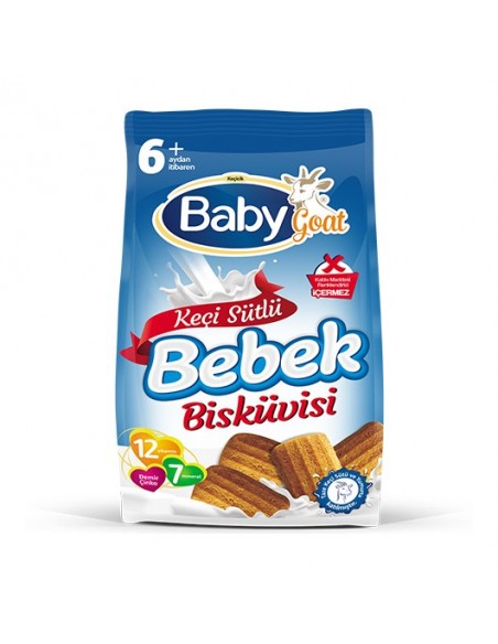 Baby Goat Keçi Sütlü Bebek Bisküvisi 200gr