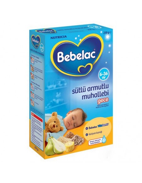 Bebelac Armutlu Muhallebi Gece Kaşık Maması 250 gr