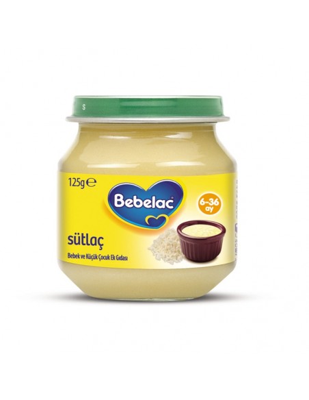 Bebelac Kavanoz Maması Sütlaç 125 gr