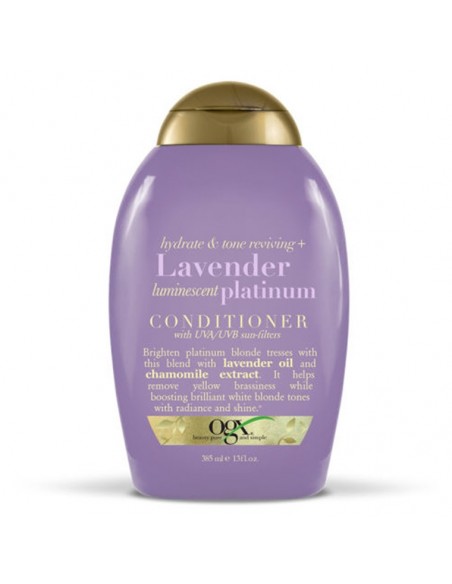 Organix Lavender Luminescent Platinum Conditioner 385ml