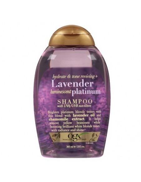 Organix Lavender Luminescent Platinum Shampoo 385ml