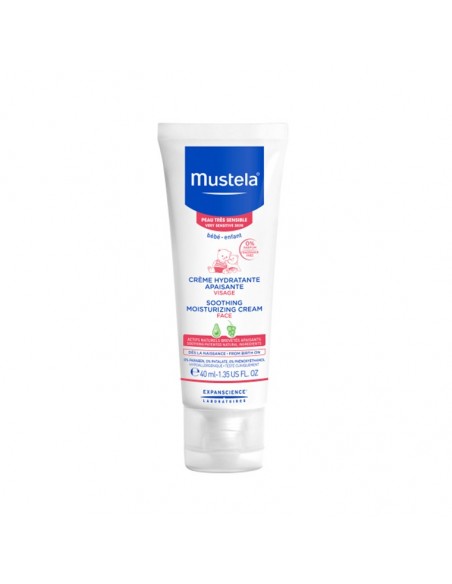 Mustela Soothing  Moisturizing Cream 40 ml Çok Hassas Ciltler İçin Nemlendirici