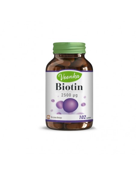 Voonka Biotin İçerikli Takviye Edici Gıda 102 Tablet