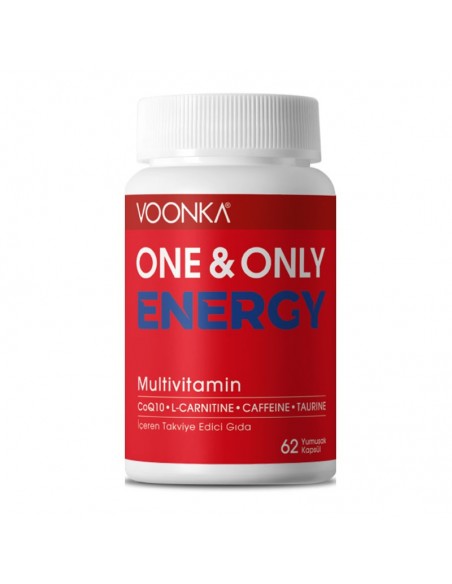 Voonka One Only Energy Multivitamin 62 Kapsül