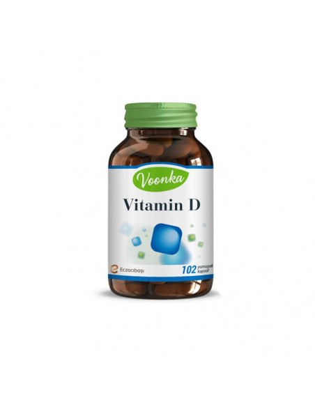 Voonka Vitamin D İçeren Takviye Edici Gıda 102 Kapsül