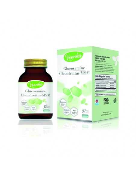 Voonka Glucosamine Chondroitin Msm 92 Tablet