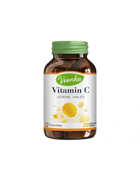 Voonka Vitamin C - 20 Çiğneme Tableti