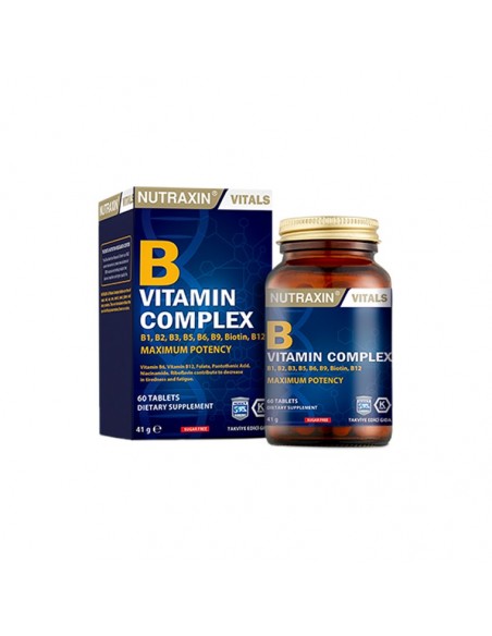 Nutraxin B Vitamin Complex 60 Kapsül