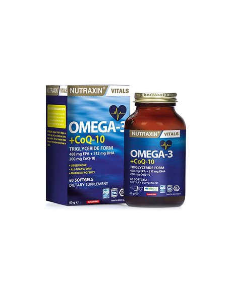 Nutraxin Omega 3 + CoQ-10 60 Kapsül