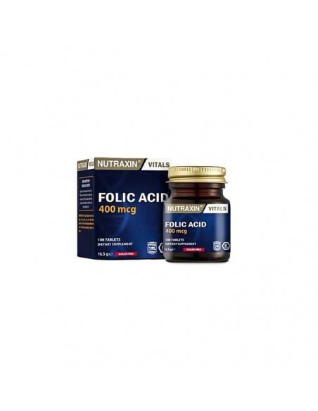 Nutraxin Folic Acid 100 Tablet