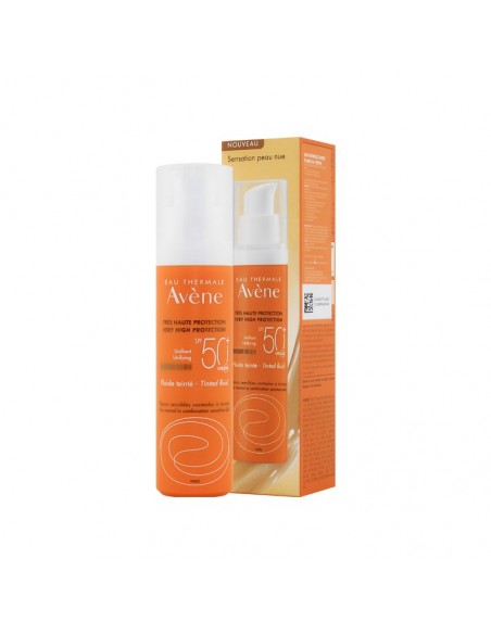 Avene SPF 50+ Fluide Tinted Renkli Güneş Koruyucu 50 ml