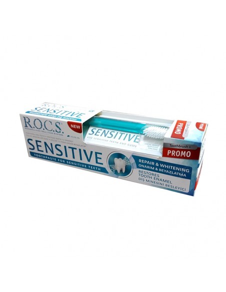 ROCS Sensitive Repair and Whitening 75ml - Diş Macunu ve Diş Fırçası