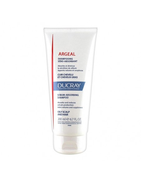 Ducray Argeal Shampoo 200 ml  Yağlı Saçlar İçin Şampuan