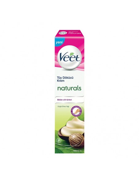 Veet Tüy Dökücü Krem Naturals Doğal Shea Yağı 180ml