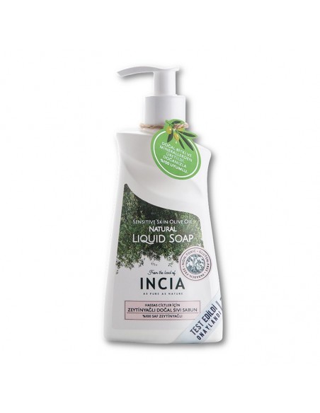 Incia Liquid Soap For Sensitive Skin 250 ml Hassas Ciltler İçin Sıvı Sabun