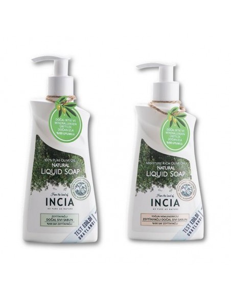 Incia Olie Oil Liquid Soap 250 ml + Moisture Riche Liquid Soap 250 ml