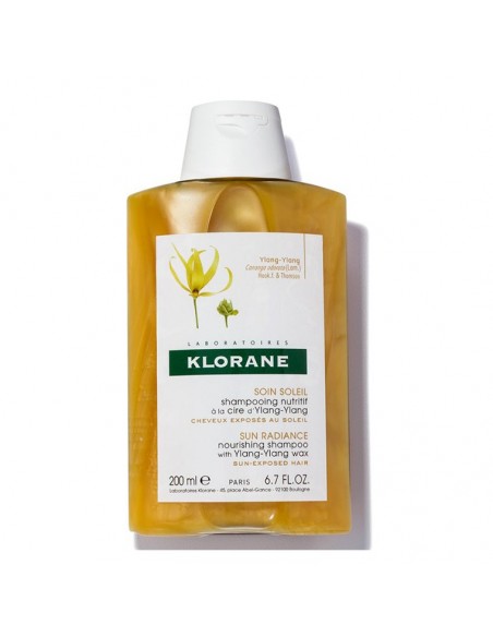 Klorane Ylang Ylang Sun Radiance Shampoo 200 ml Ylang Ylang Ekstreli Besleyici Güneş Şampuanı