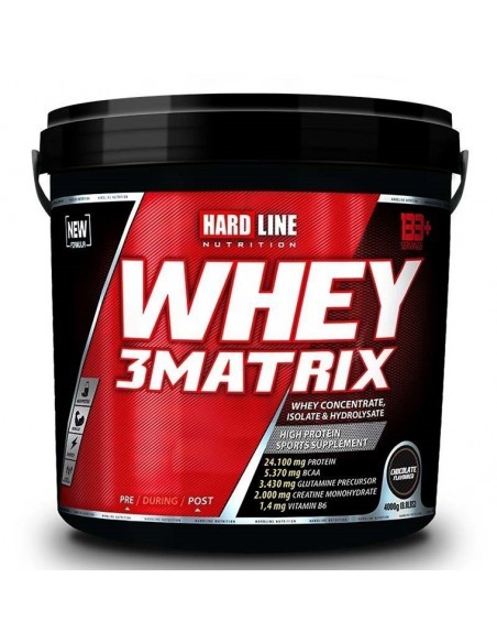 Hardline Whey 3Matrix Çikolata 4000 gr