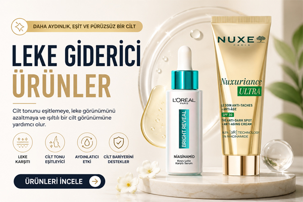 Leke Giderici Ürünler – Cilt Lekelerine Karşı Bakım Ürünleri