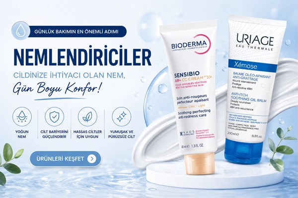 Nemlendiriciler – Yüz ve Vücut İçin Nemlendirici Cilt Bakım Ürünleri