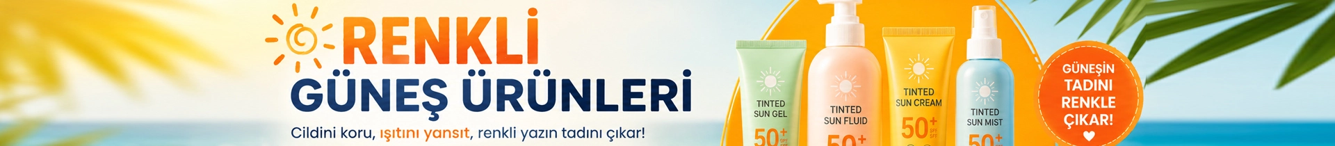 Renkli Güneş ürünleri kampanyası