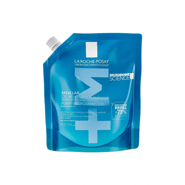 La Roche Posay Effaclar M+ Yağlı Ciltler için Temizleme Jeli 400ml - Refill