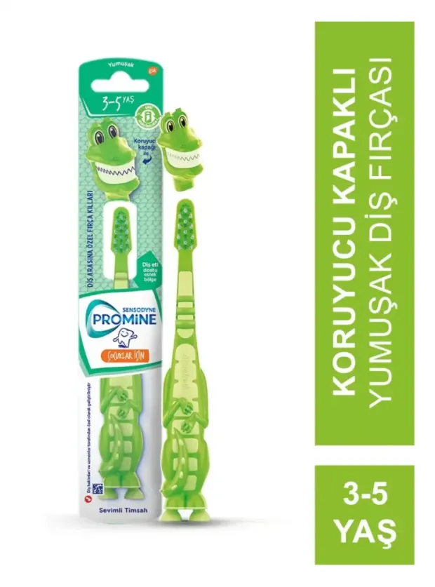 Sensodyne Promine Kids 3-5 Yaş Diş Fırçası - Yumuşak - Sevimli Timsah -